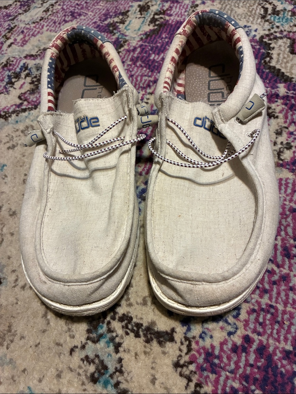 Hey Dude American slip ins in men’s size 15 - Picture 3 of 6